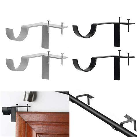 Curtain rod brackets no drilling - 8PCS Upgraded No Drill Curtain Rod Brackets No Drilling Curtain Rod Holders Self Adhesive Curtain Rod Hooks Nail Free Adjustable Curtain Hangers Suitable for Poles of 0.78~1.57 Inch(Transparent) $19.99 ($2.35 / Ounce) In Stock 